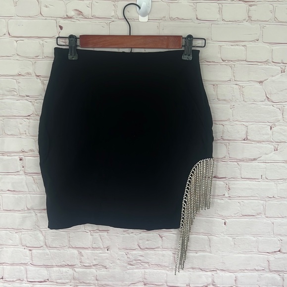 Fashionova bling black mini skirt size - Picture 2 of 9